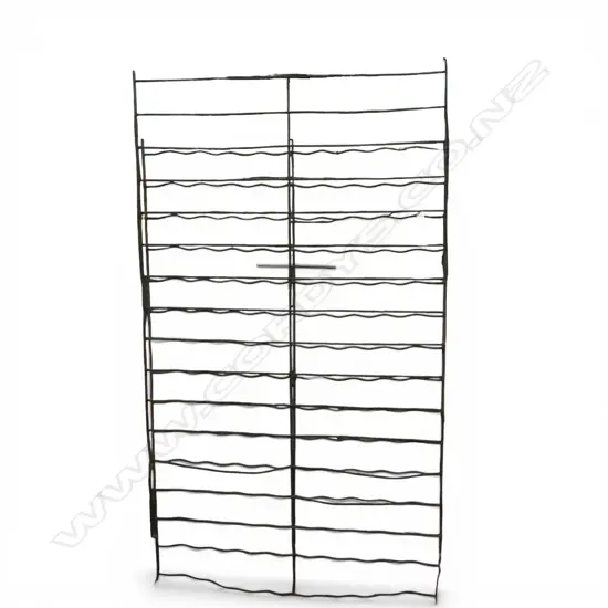 FRENCH METAL WINE RACK 