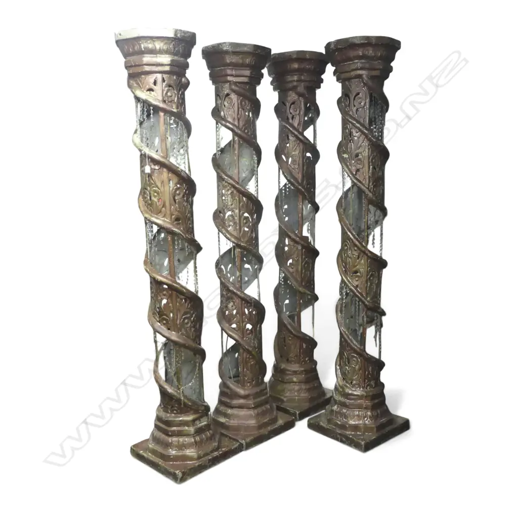 4 FIBREGLASS COLUMNS H.2360mm Image 1++