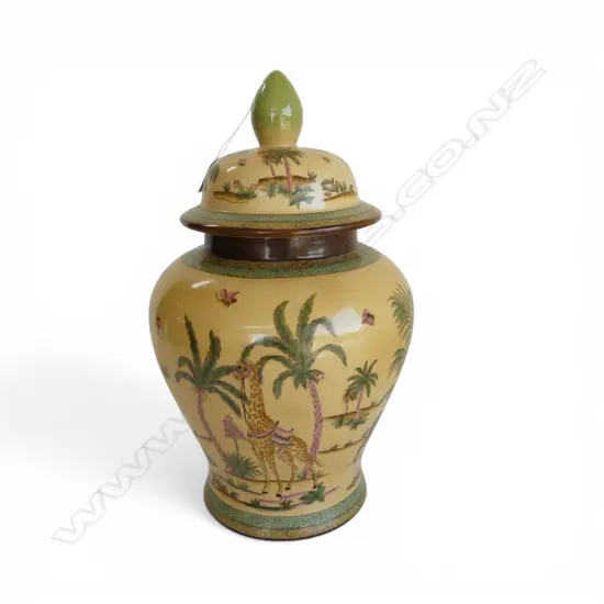 LIDDED JAR H.420mm