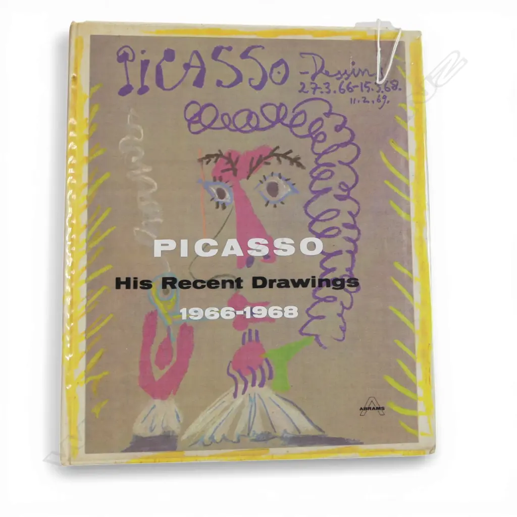 ART BOOK; PICASSO HIS RECENT DRAWINGS 1966-1968 Image 1++