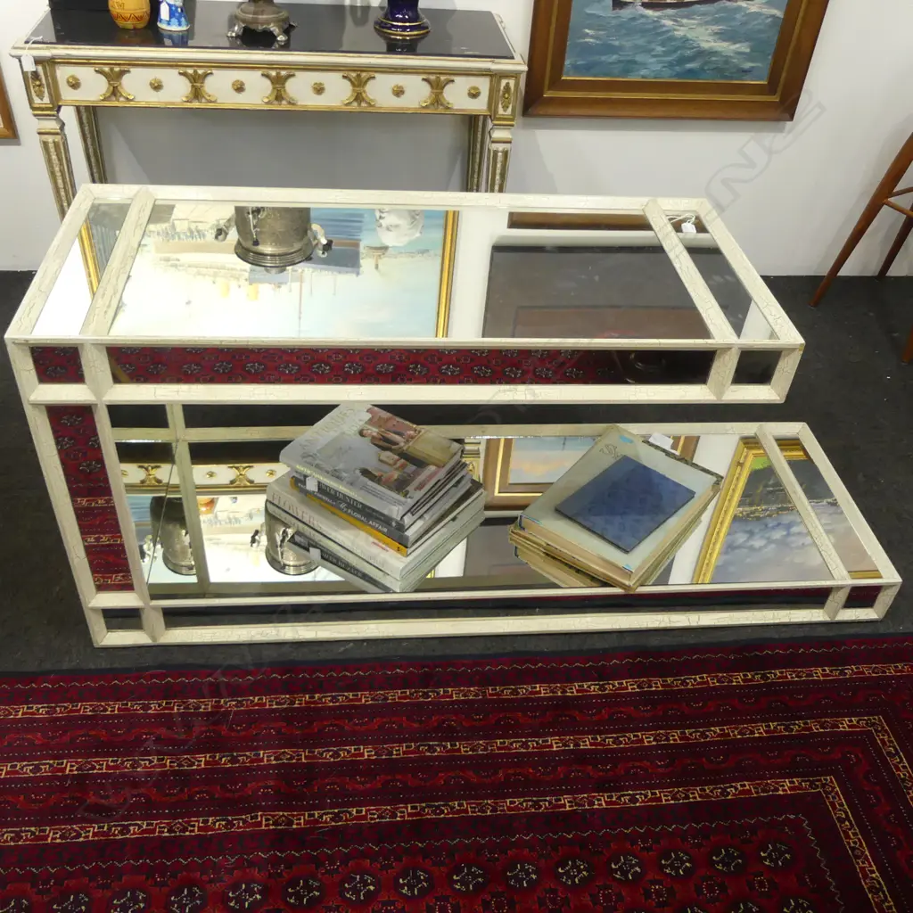 MIRRORED DISPLAY STAND BY TERRY NEALE FURNITURE 1600x520x700mm Image 1++