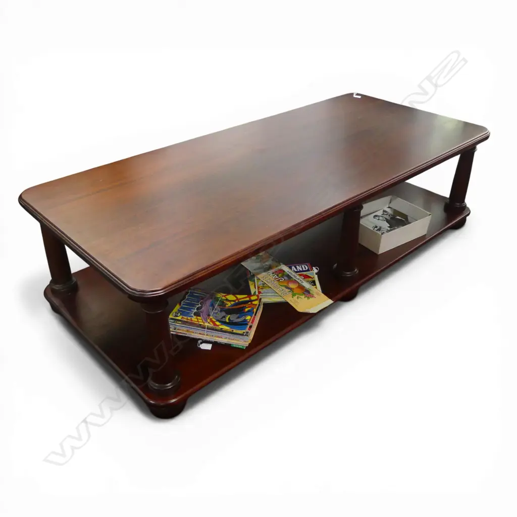 MAHOGANY COFFEE TABLE BY TERRY NEALE FURNITURE Image 1++