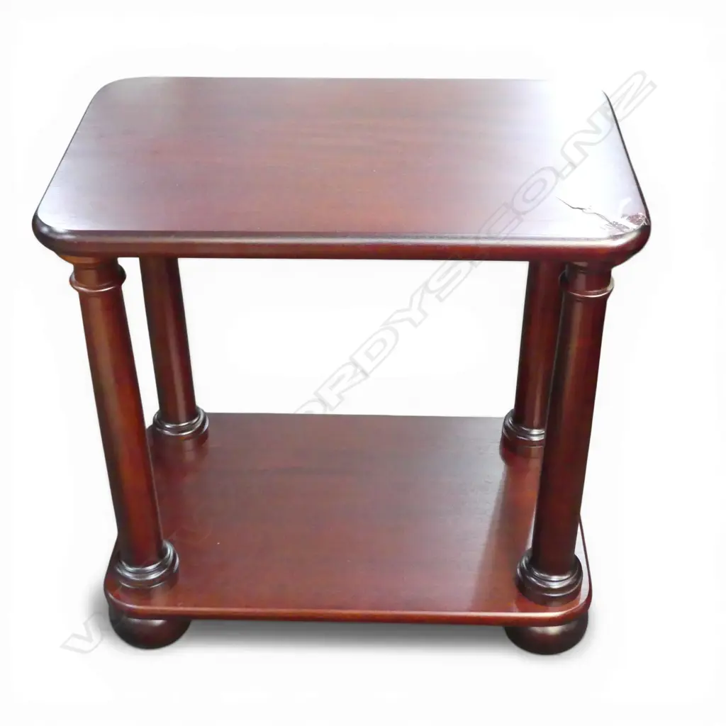MAHOGANY SIDE TABLE 600x380x600mm by Terrry Neale Furniture Image 1++