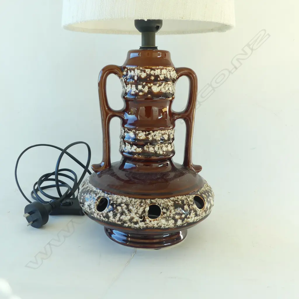 RETRO CERAMIC TABLE LAMP H.525mm Image 1++