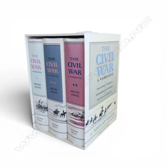 3 VOLS. THE CIVIL WAR - A NARRATIVE by SHELBY FOOTE