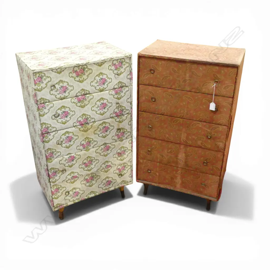 2 FRENCH SEWING CABINETS faults 440x290x805mm Image 1++