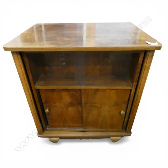 FRENCH ART DECO ROTATING COCKTAIL CABINET ON CASTERS 745x540x790mm