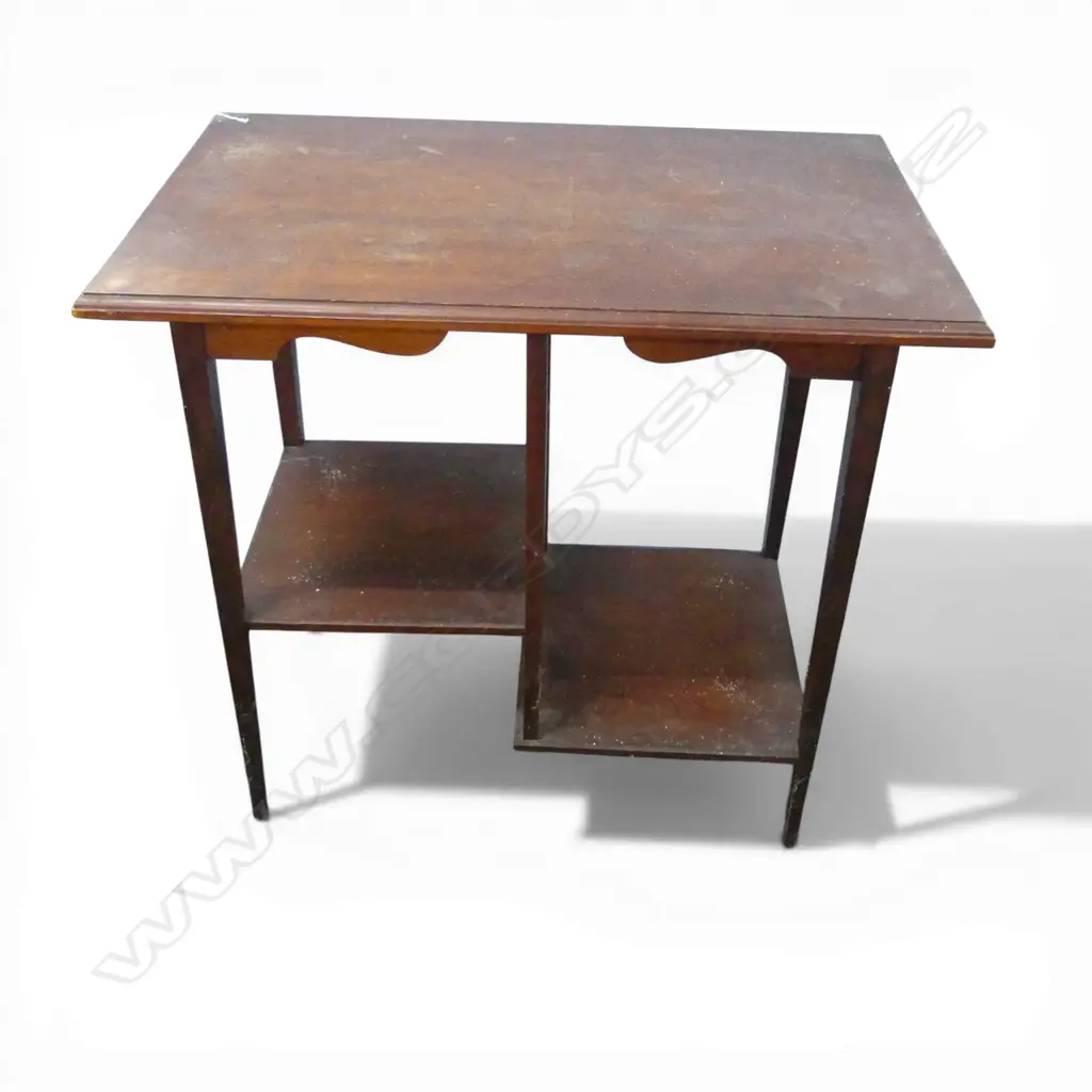 MAHOGANY ARTS & CRAFTS TABLE 765x445x765mm Image 1++