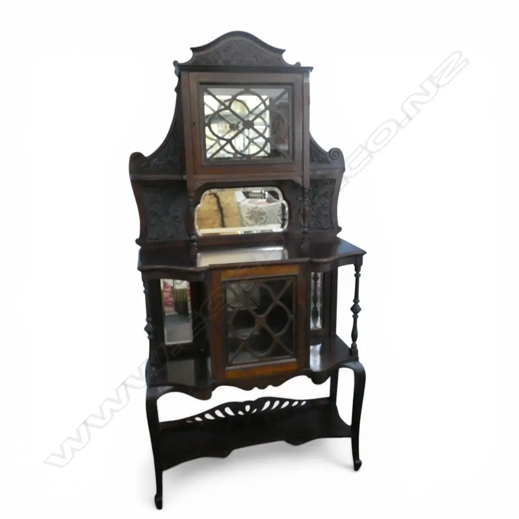 EARLY 20thC CABINET 910x380x1850mm Image 1++