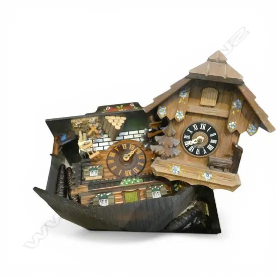 2 CUCKOO CLOCKS