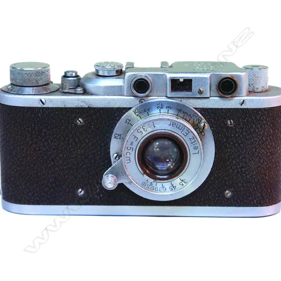 A vintage Leica II camera