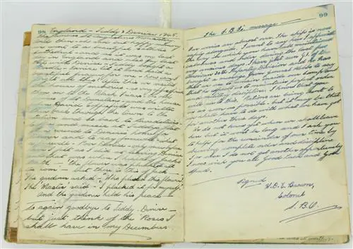 A WWII POW log book of Lieut. Kenneth Joseph Michael Payne Image 1++