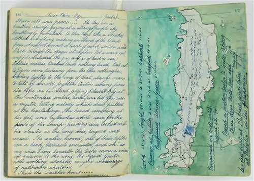A WWII POW log book of Lieut. Kenneth Joseph Michael Payne Image 1++