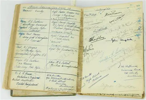 A WWII POW log book of Lieut. Kenneth Joseph Michael Payne Image 1++