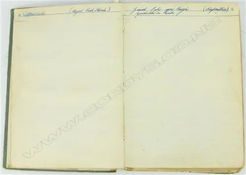 A WWII POW log book of Lieut. Kenneth Joseph Michael Payne Image 1++