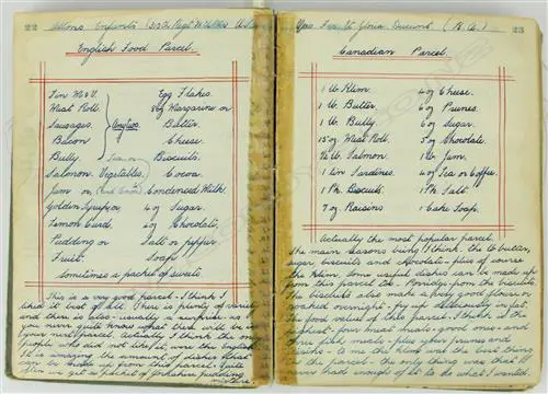 A WWII POW log book of Lieut. Kenneth Joseph Michael Payne Image 1++