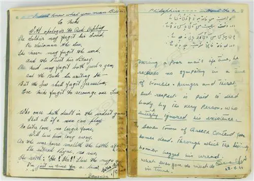 A WWII POW log book of Lieut. Kenneth Joseph Michael Payne Image 1++