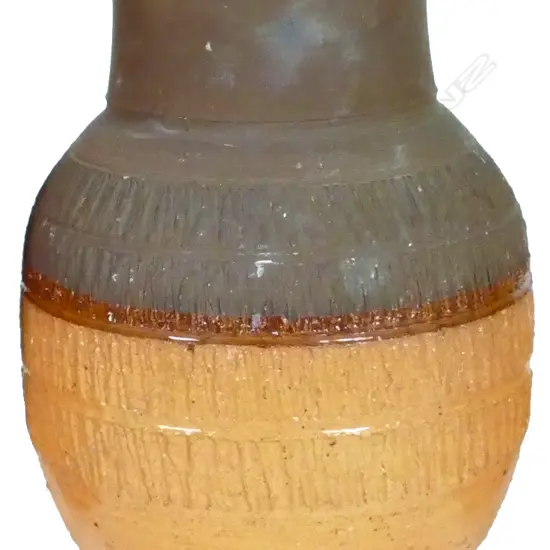 A Crown Lynn hand potted Rhodes vase