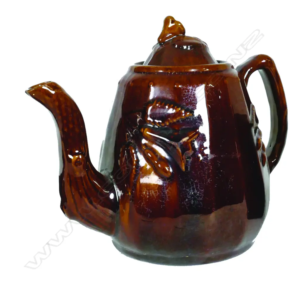 A 19thC Milton large teapot Image 1++