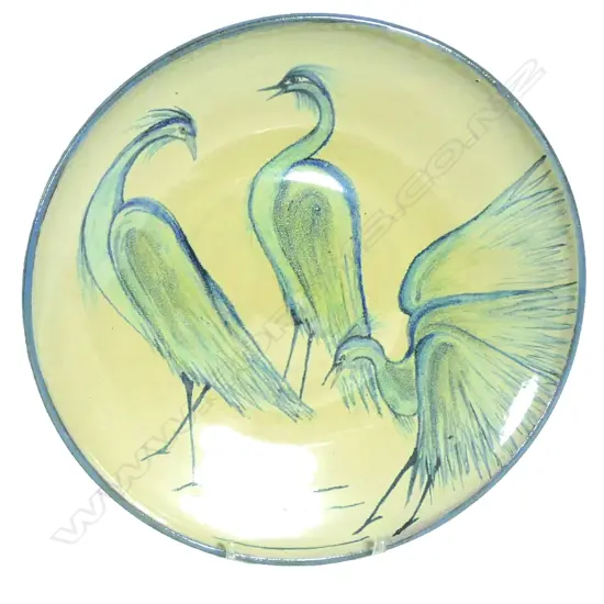 An Elizabeth Lissaman large wall plate