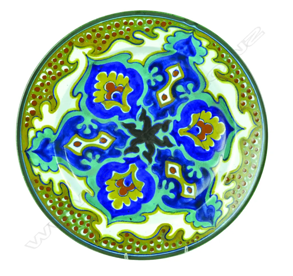 An early 20thC Dutch Gouda wall plate Image 1++