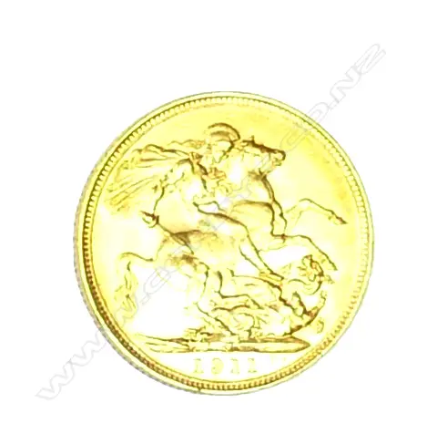 A 1911 gold full sovereign Image 1++