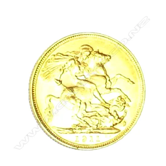 A 1911 gold full sovereign