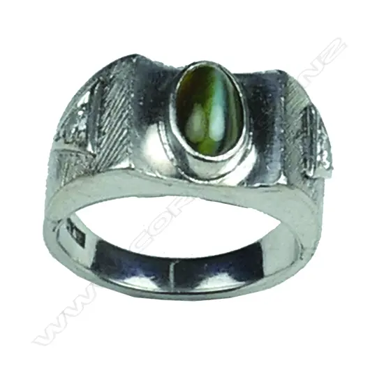 A stylish modern platinum