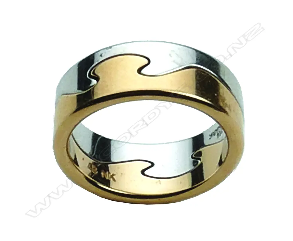 A George Jensen 18ct. gold fusion ring Image 1++