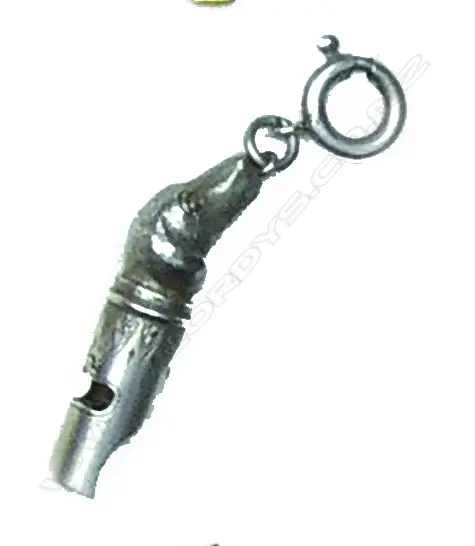 A Victorian silver whistle Image 1++