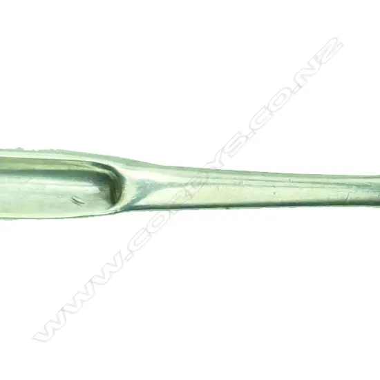 A George III silver double ended marrow scoop