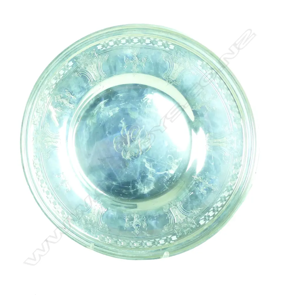 An American silver circular dish Image 1++