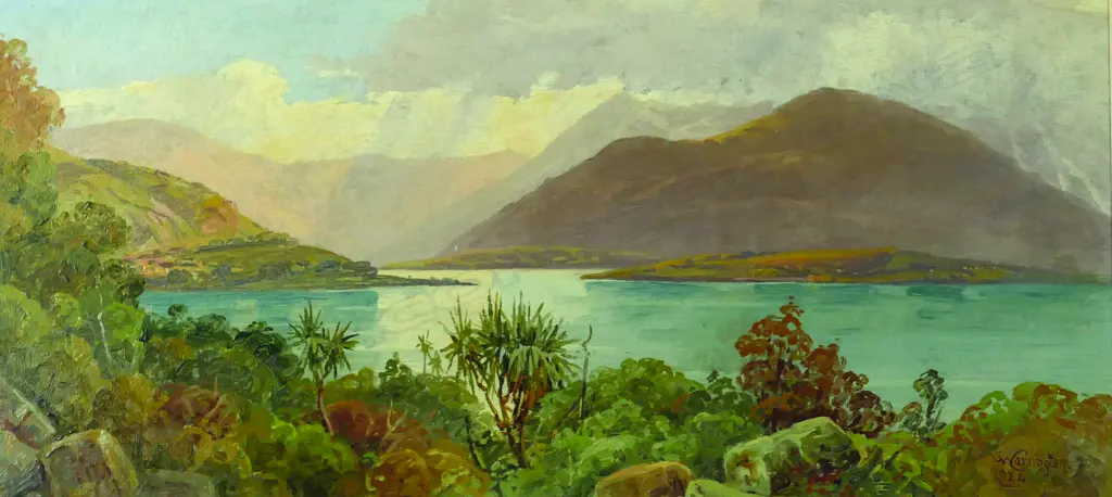 George William Carrington (1855-1940) Head of Lake Wakatipu Image 1++