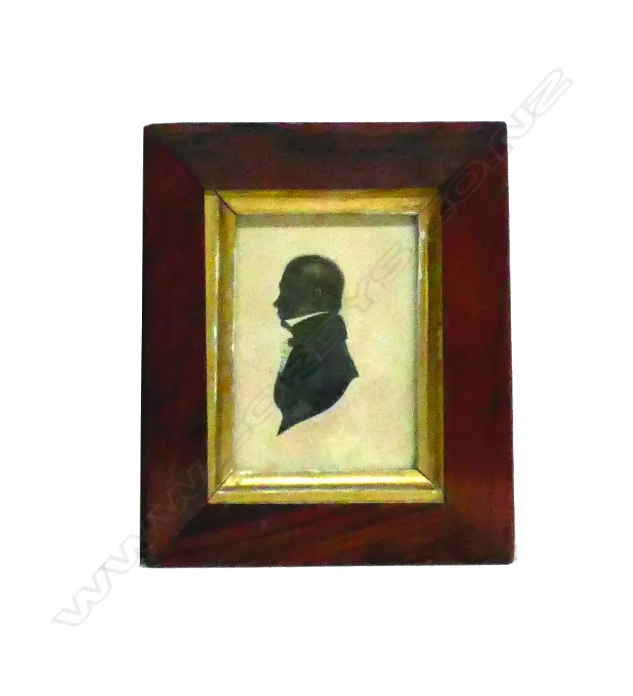 A Geo. III silhouette of a gent in profile Image 1++