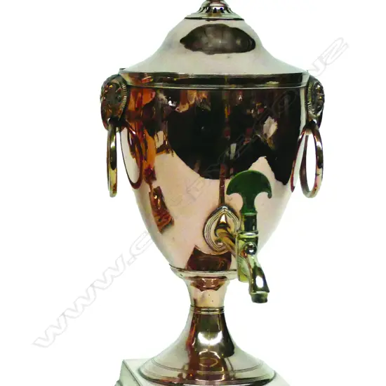 A Regency copper samovar