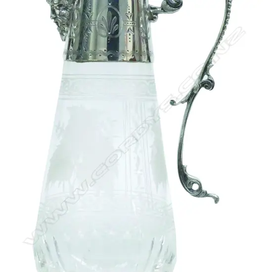 An Edwardian claret jug