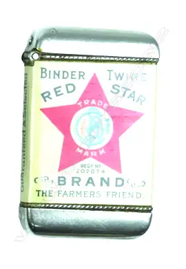 A nickel plated advertising vesta Image 1++