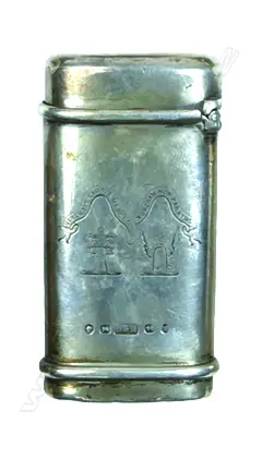 A Victorian silver vesta Image 1++