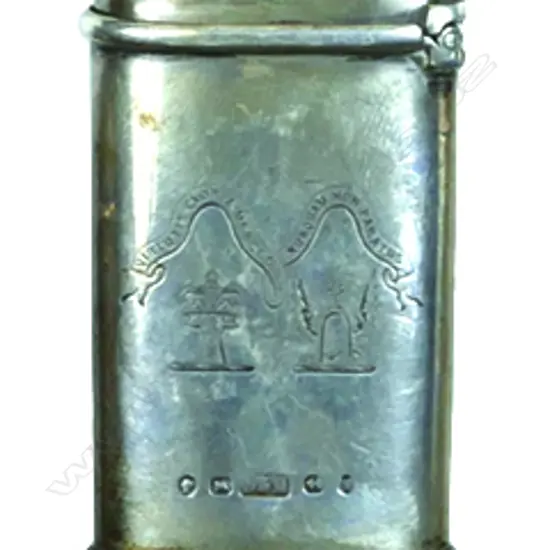 A Victorian silver vesta