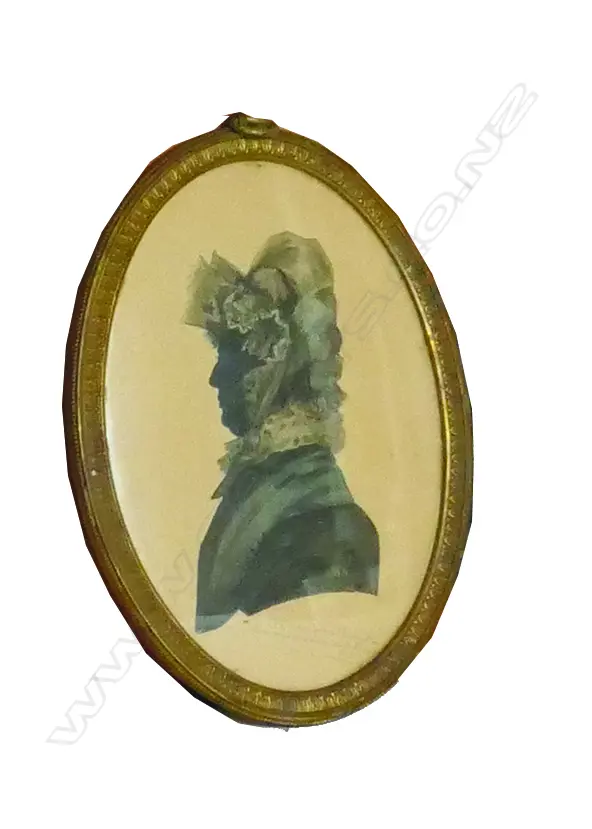 ANTIQUE SILHOUETTE PORTRAIT Image 1++