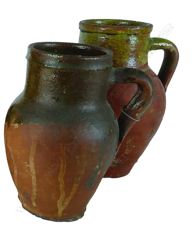 Two Spanish terracotta jugs Image 1++