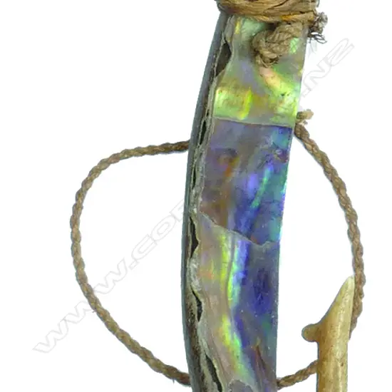 A 19thC Maori Pa Kahawai trolling lure