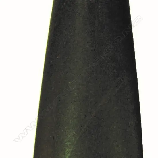 A pre-European Maori stone patu (patu onewa)