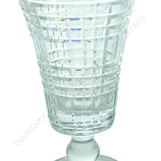 A Waterford crystal celery vase