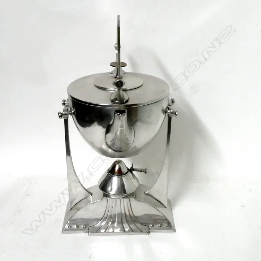 A WMF silver plate Secessionist spirit kettle Image 1++