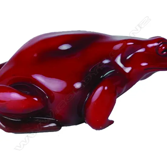 A Royal Doulton flambé model of a crab