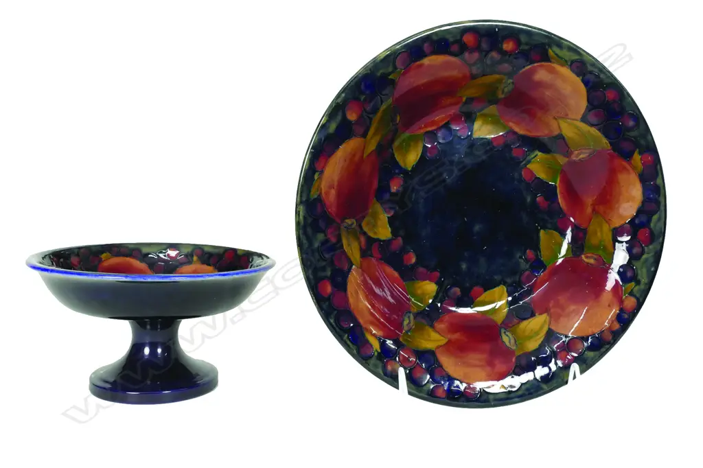 Two Moorcroft pomegranate patterned items Image 1++