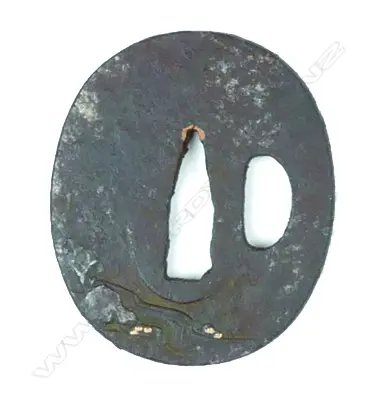 An old iron tsuba Image 1++