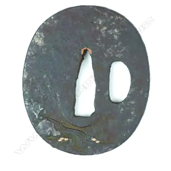 An old iron tsuba
