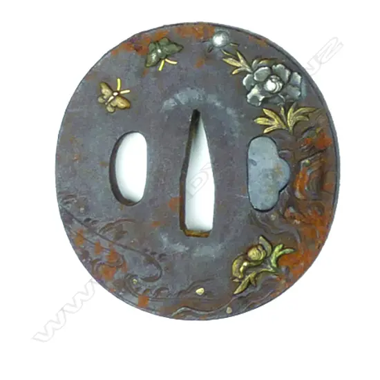 A late Edo tsuba